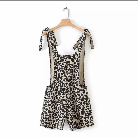 Pants & Jumpsuits Very Cute Jumpsuit New Tiger Leopard Print Poshmark